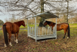 filet a foin test&eacute;s et utilis&eacute;s au domaine landriole
